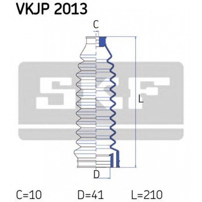 VKJP 2013 SKF - Пильовик привідного валу